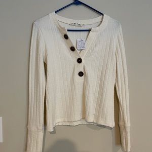 Free People Ivory Top small